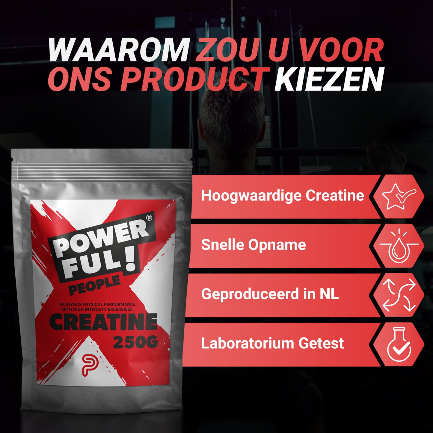 Creatine Monohydraat - 250g