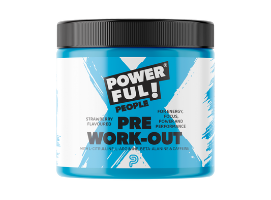 PowerfulPeople - PRE-Workout - 200mg caffeïne - Exotic Flavor  - 300g