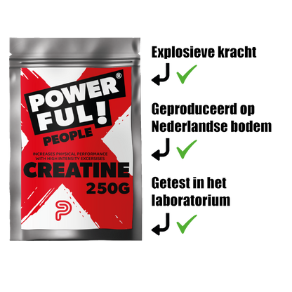 PowerfulPeople - Creatine Monohydraat - 250g